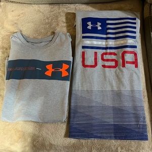 2 youth under armour T-shirt’s